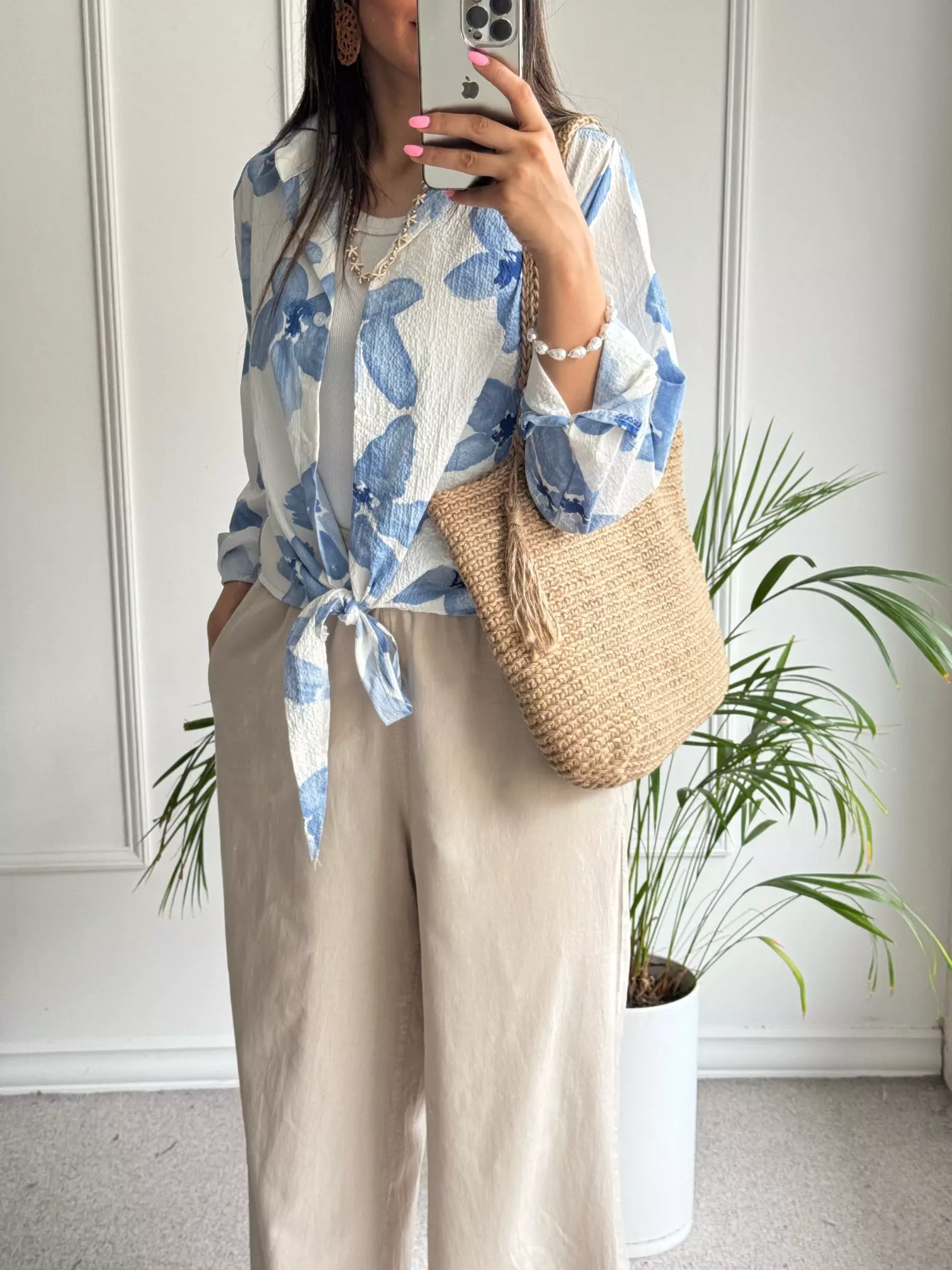 شومیز گره ای کاتلین ( دارای ایراد جزئی)